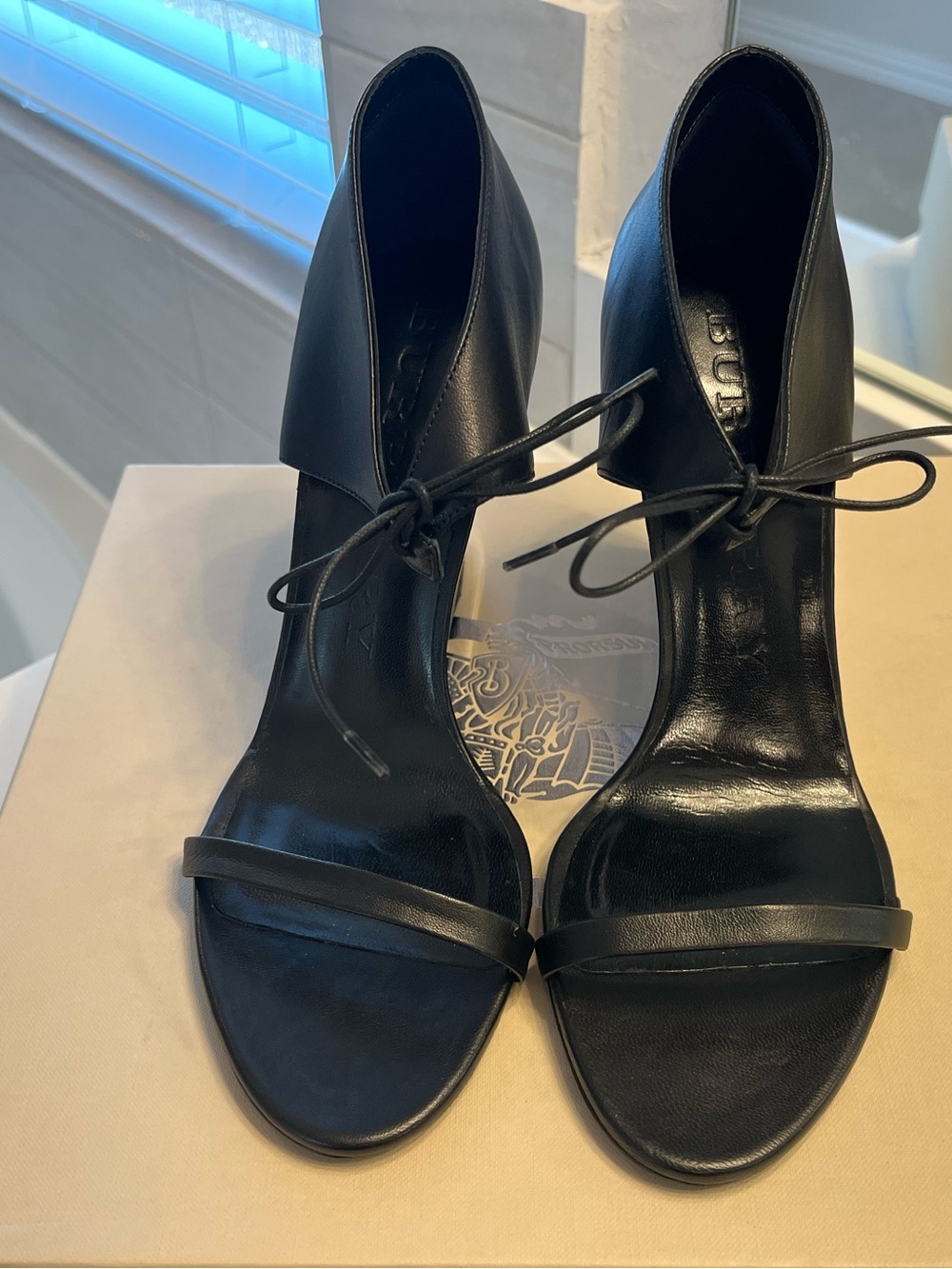 Burberry Leather Wedges